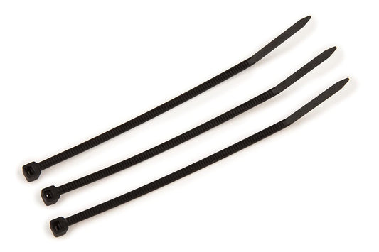 3M Black Cable Tie - Strong Self-Locking, 4 Length - Pack of 100