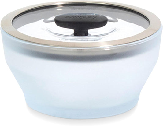 Anyday 2-Piece Glass Container Set - Microwave Safe, Ideal for Steaming & Roasting