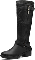 DREAM PAIRS Women's Knee High Wide Calf Riding Boots - Warm