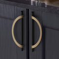 Stylish 7.6 Inch Cabinet Pulls in Champagne Bronze and Matte Black