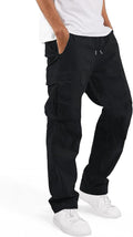 Men's Cargo Pants Tall Inseam Options 30/32/34/36 - Adjustable Fit