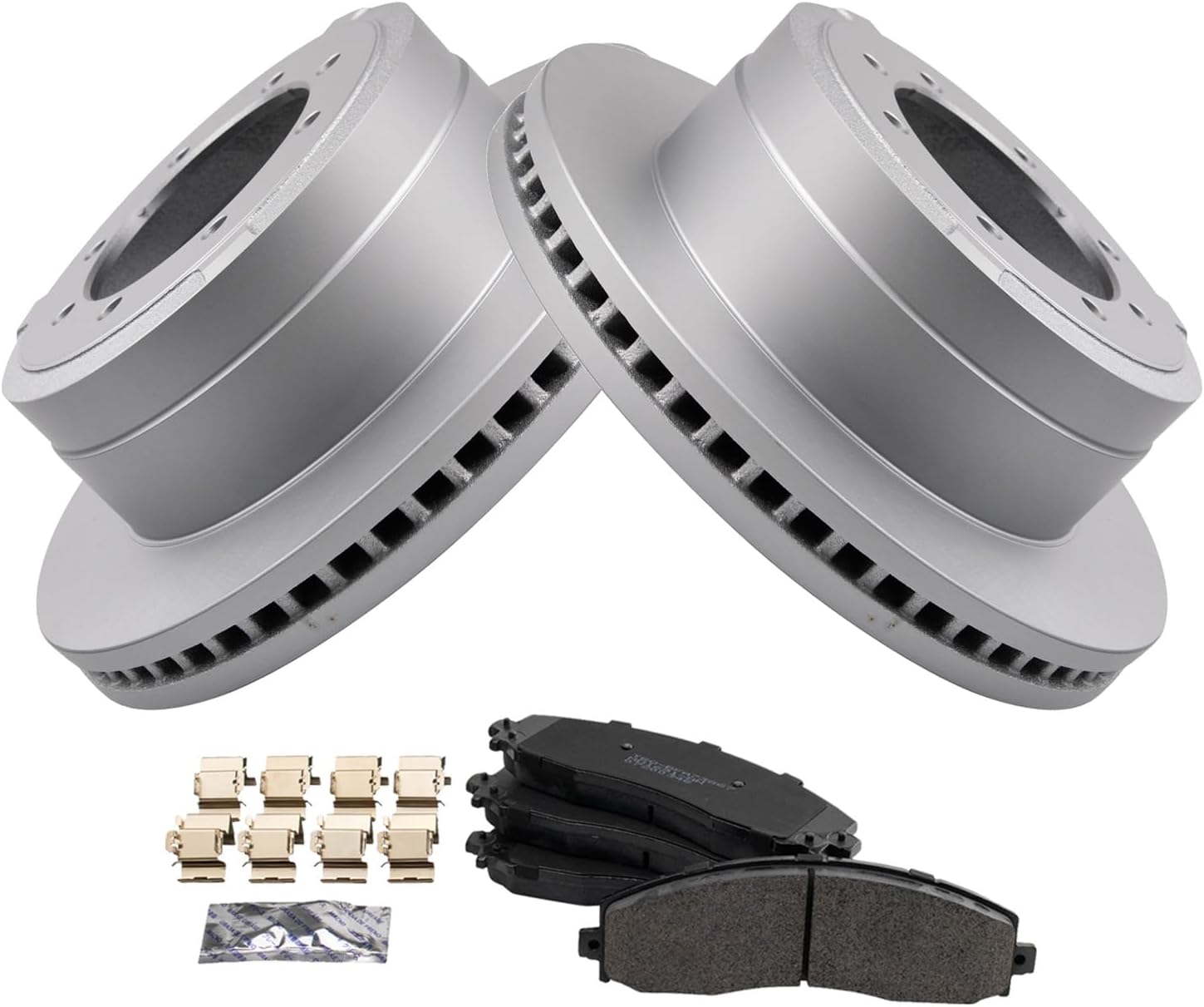 TRQ Brake Pad & Rotor Kit for 2013-2019 Ford F-350 Super Duty
