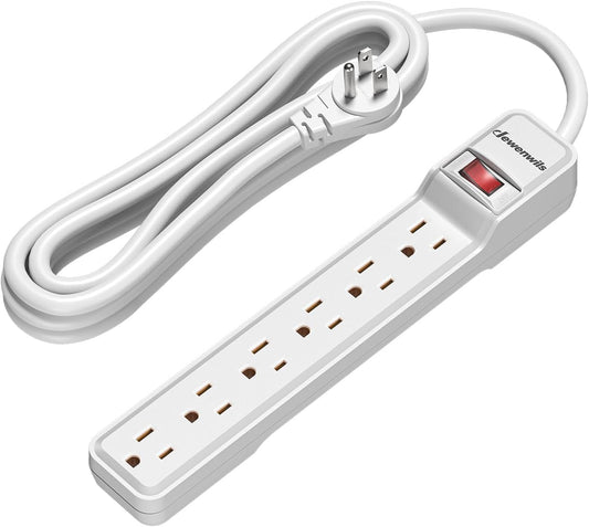 DEWENWILS Power Strip: 15FT Extension Cord Surge Protector