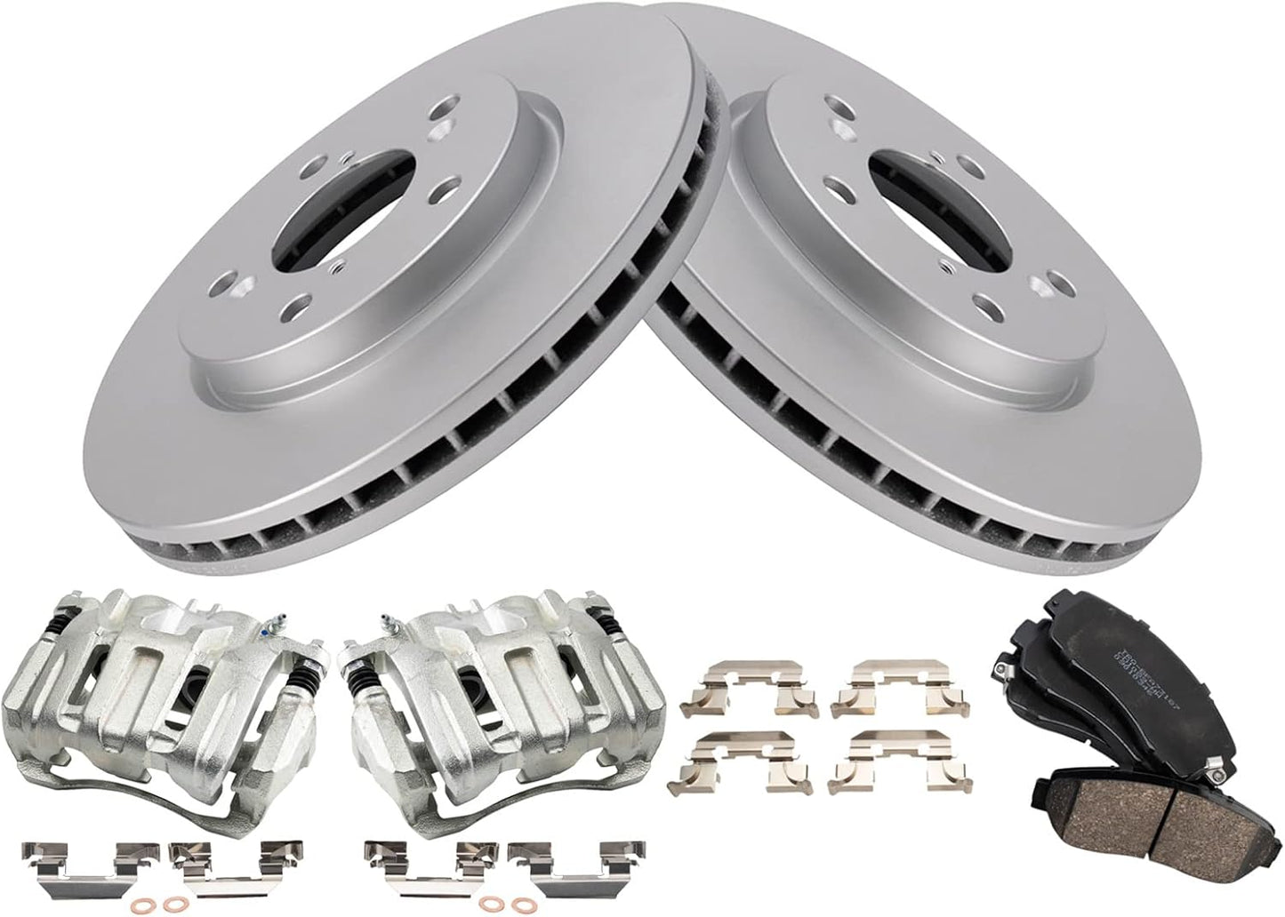 TRQ Front Brake Pad & Rotor Kit for 2005-2010 Honda Odyssey