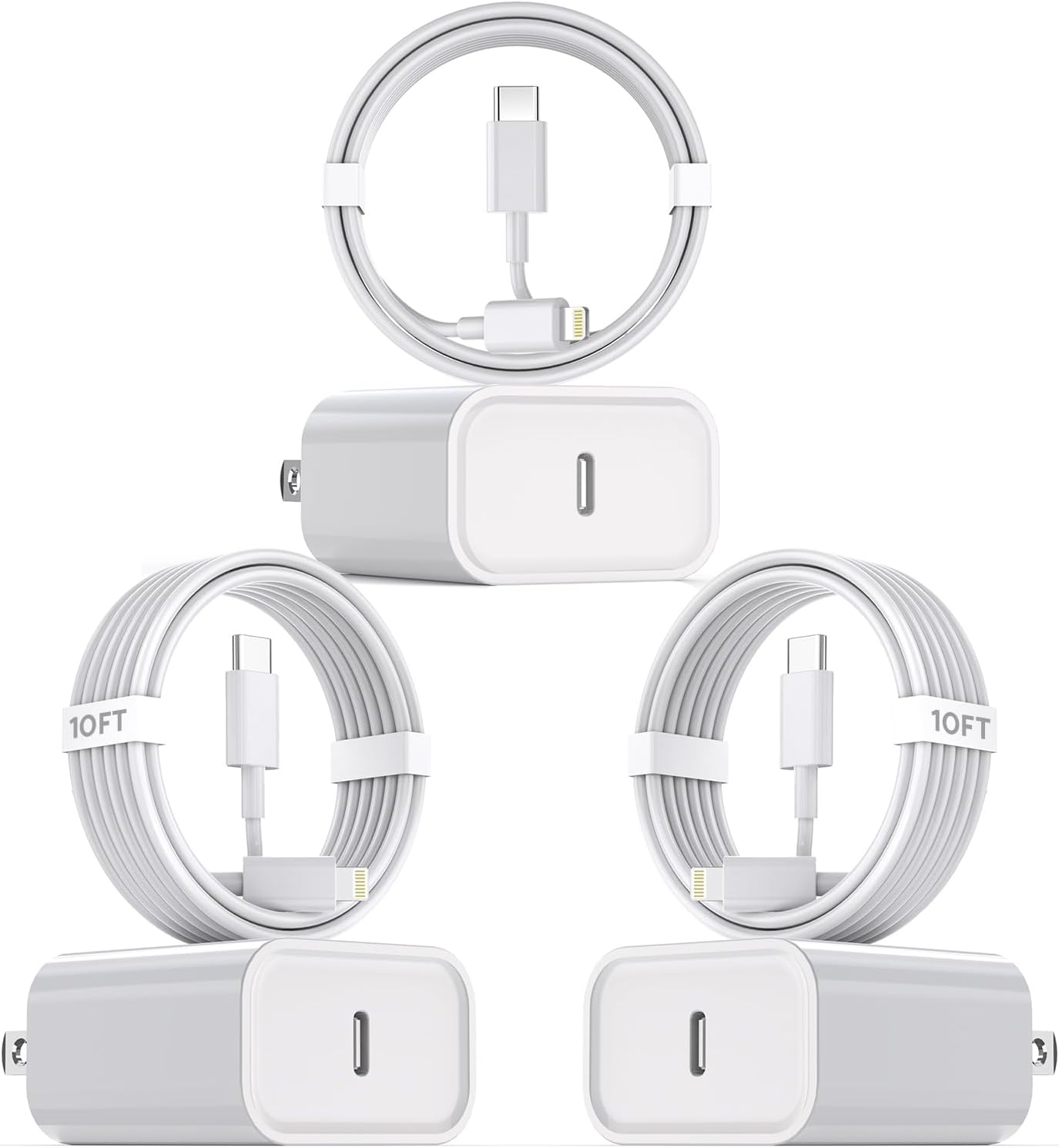 10FT Fast iPhone Charger Set by Kruidvat