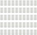 Housecret 50 Pack White Unscented Pillar Votive Candles
