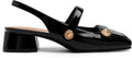 Slingback Mary Jane Heels for Women Low Block Heel - Classic Comfort