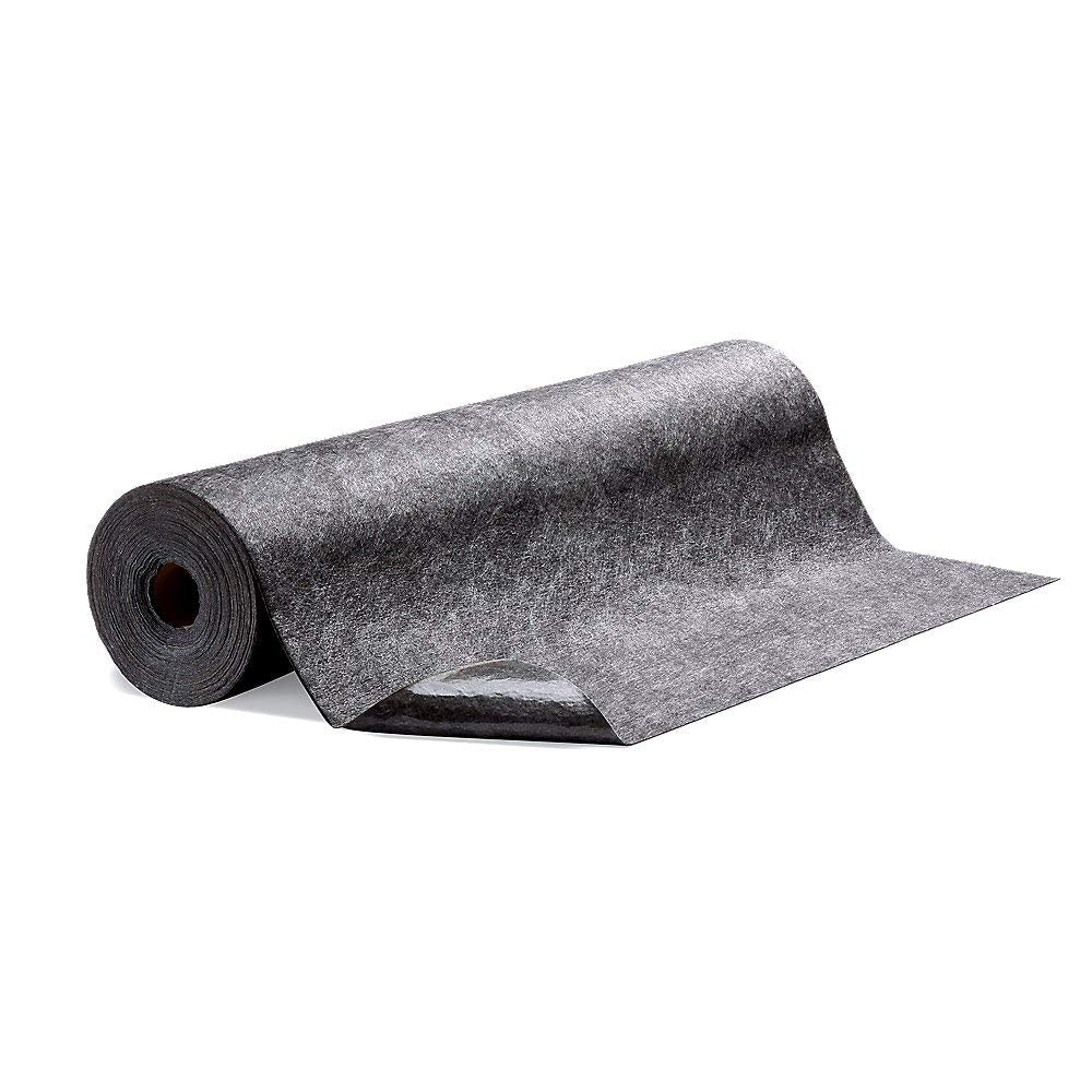 PIG Grippy Floor Mat for High Traffic Areas - 4ft x 100ft Gray