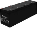 Mighty Max Battery ML5-12 12V 5AH SLA Pack of 4 - Reliable Backup
