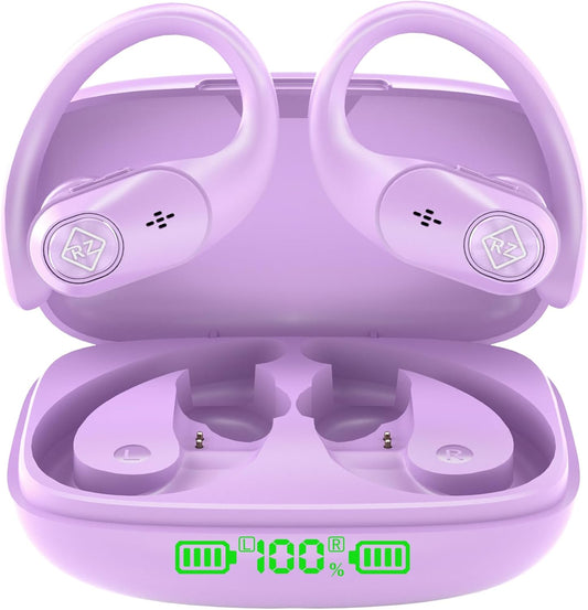 RIZIZI Wireless Earbuds: 40H Playtime, Waterproof, Deep Bass