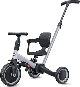 newyoo Toddler Tricycle with Push Handle for 1-3 Year Olds