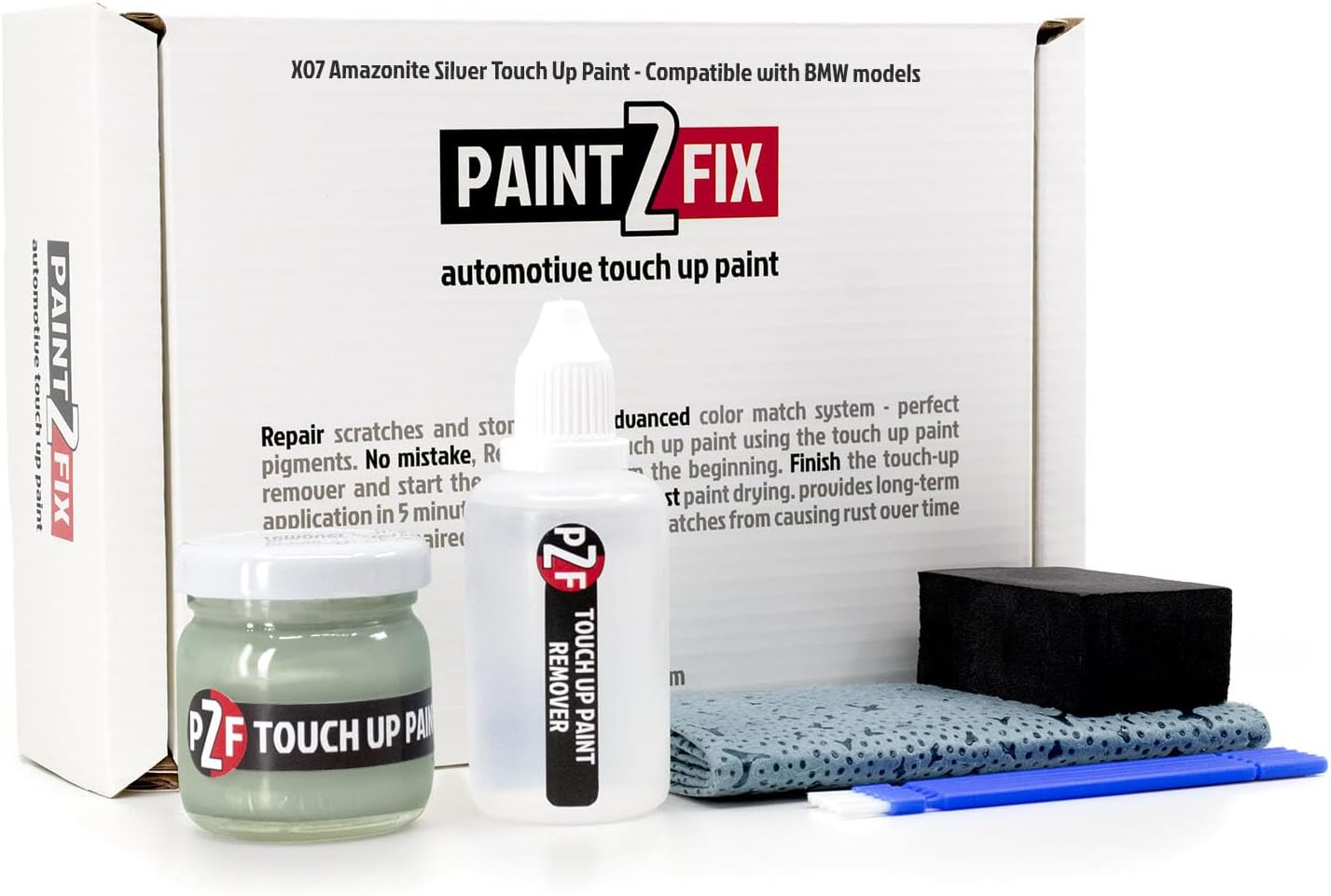X07 Amazonite Silver Touch-Up Paint for BMW Models - 0.84 fl oz