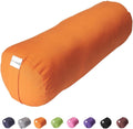Cotton Yoga Bolster Pillow 26in Cylindrical Cushion - Firm Support