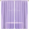 Rustic Barn Door Christmas Kitchen Curtains - Set of 2