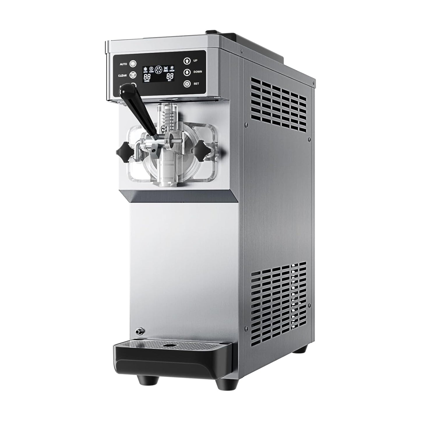 1200W Soft Serve Ice Cream Maker with Pre-Cooling