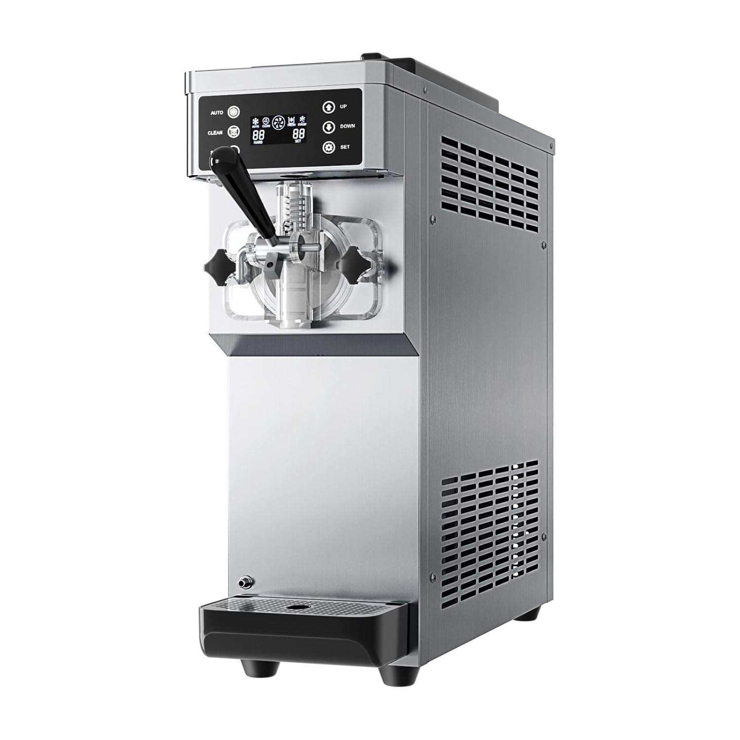 1200W Soft Serve Ice Cream Maker with Pre-Cooling
