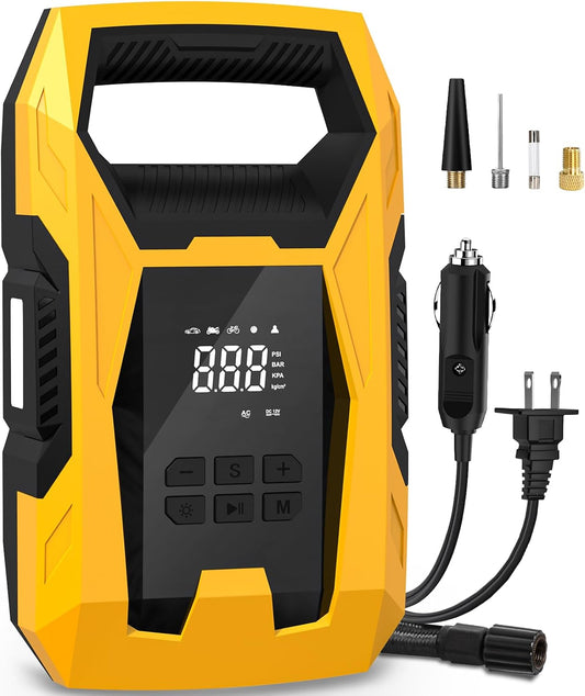 CARSUN Dual Power Tire Inflator - Inflate Anywhere!