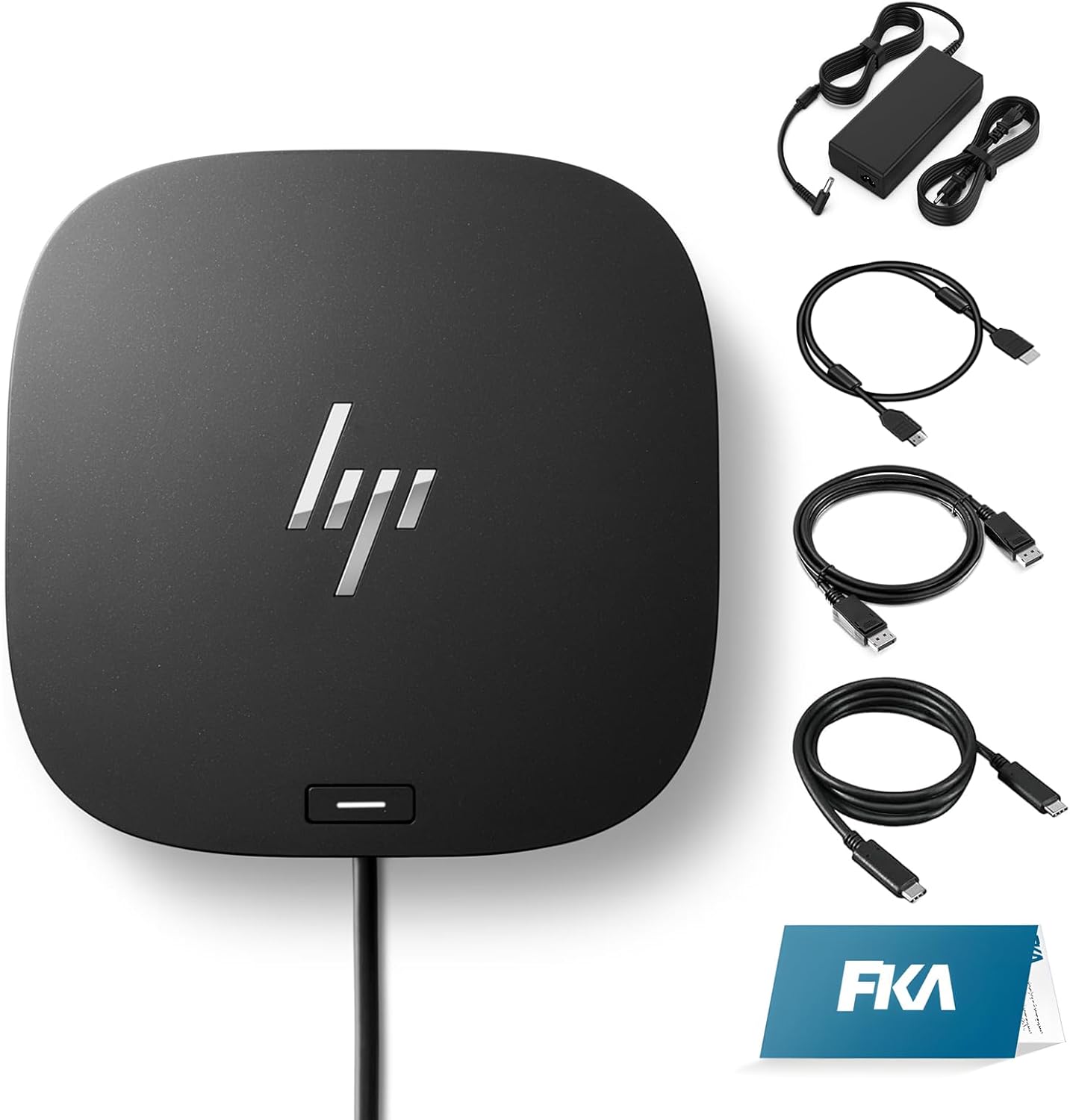 HP Docking Station for Laptop with Dual Monitor Support