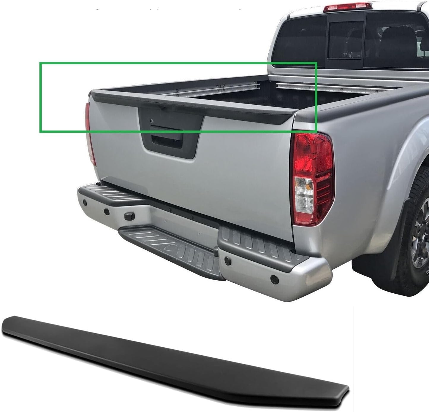 Rear Tailgate Molding Cap Spoiler for Nissan Frontier 2013-2021