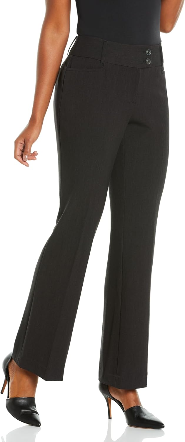 Rafaella Women's Curvy Fit Bootcut Dress Pants for Every Occasion