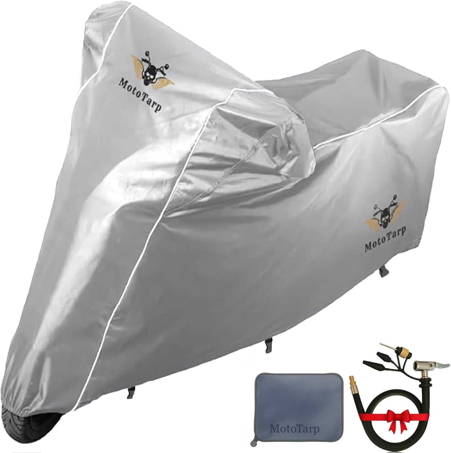 600D Heavy Duty Motorcycle Cover with Waterproof Protection