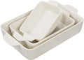 Kook Casserole Dish Ceramic Baking Dish Set of 3 - Oven to Table
