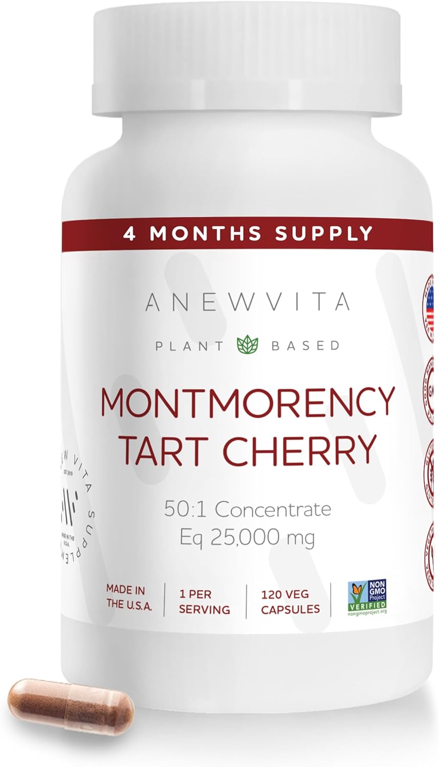 Montmorency Tart Cherry Capsules for Joint Support & Recovery