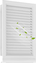 18 in x 24 in Aluminum Gable Vent with Screen - Durable Ventilation