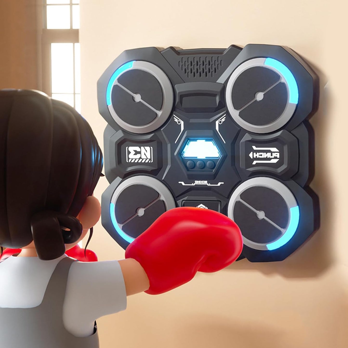 Wall-Mounted Bluetooth Punching Music Machine