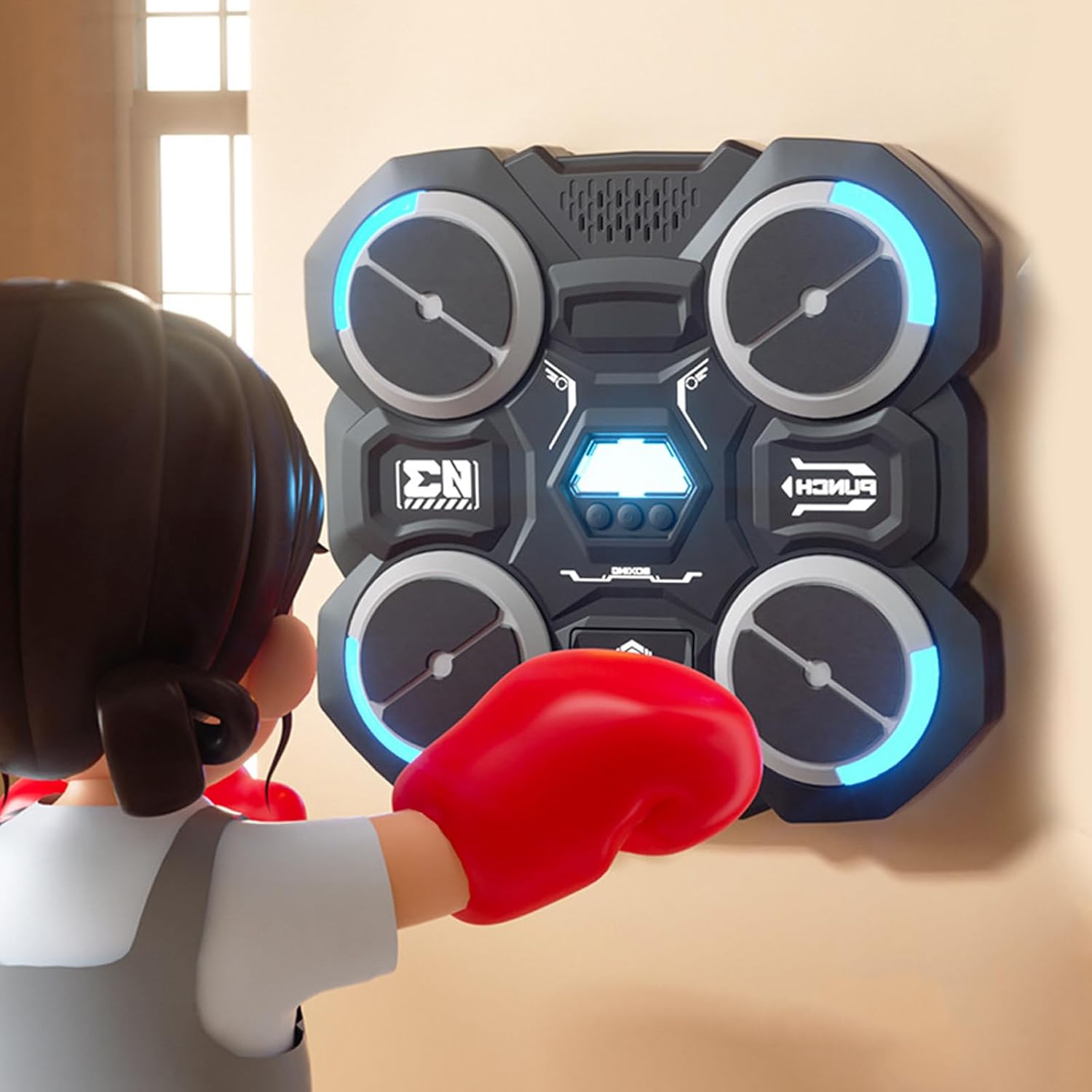 Wall-Mounted Bluetooth Punching Music Machine