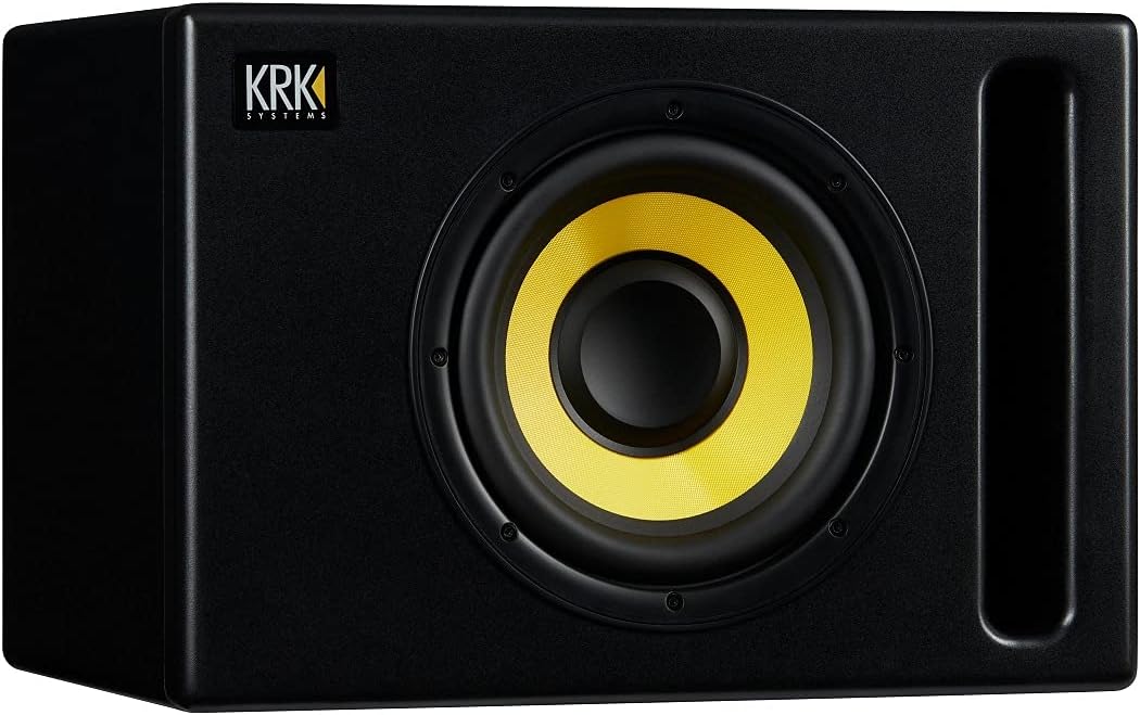 Powerful KRK S8.4 Subwoofer - 109W Studio Performance