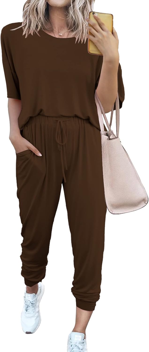 PRETTYGARDEN Women's Two Piece Sets for Summer Travel and Lounge