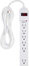 Surge Protector Power Strip with 6ft Cord, 6-Outlet - Reliable