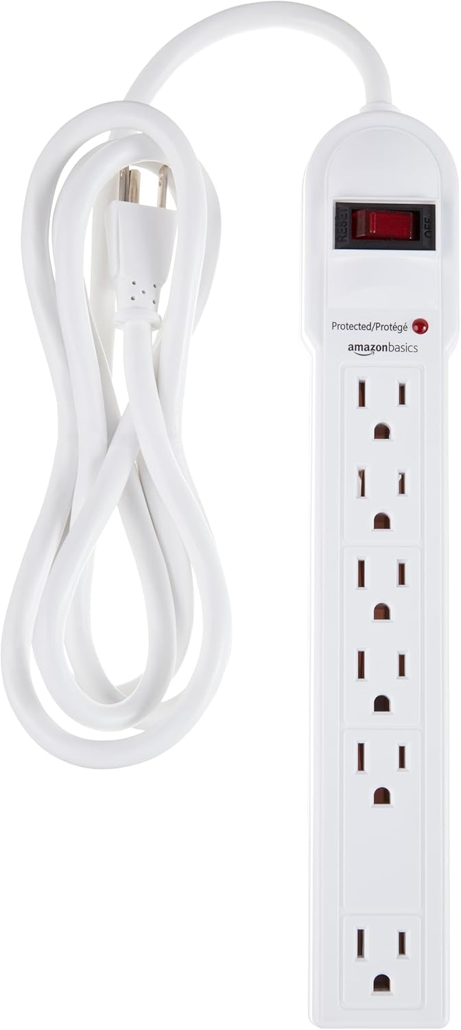 6-Outlet Surge Protector Power Strip - Ultimate Protection!