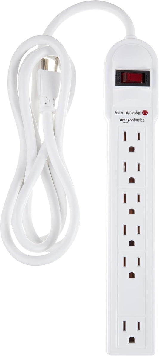6-Outlet Surge Protector Power Strip - Ultimate Protection!
