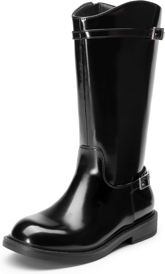 DREAM PAIRS Girls Knee High Boots for Stylish Little Kids