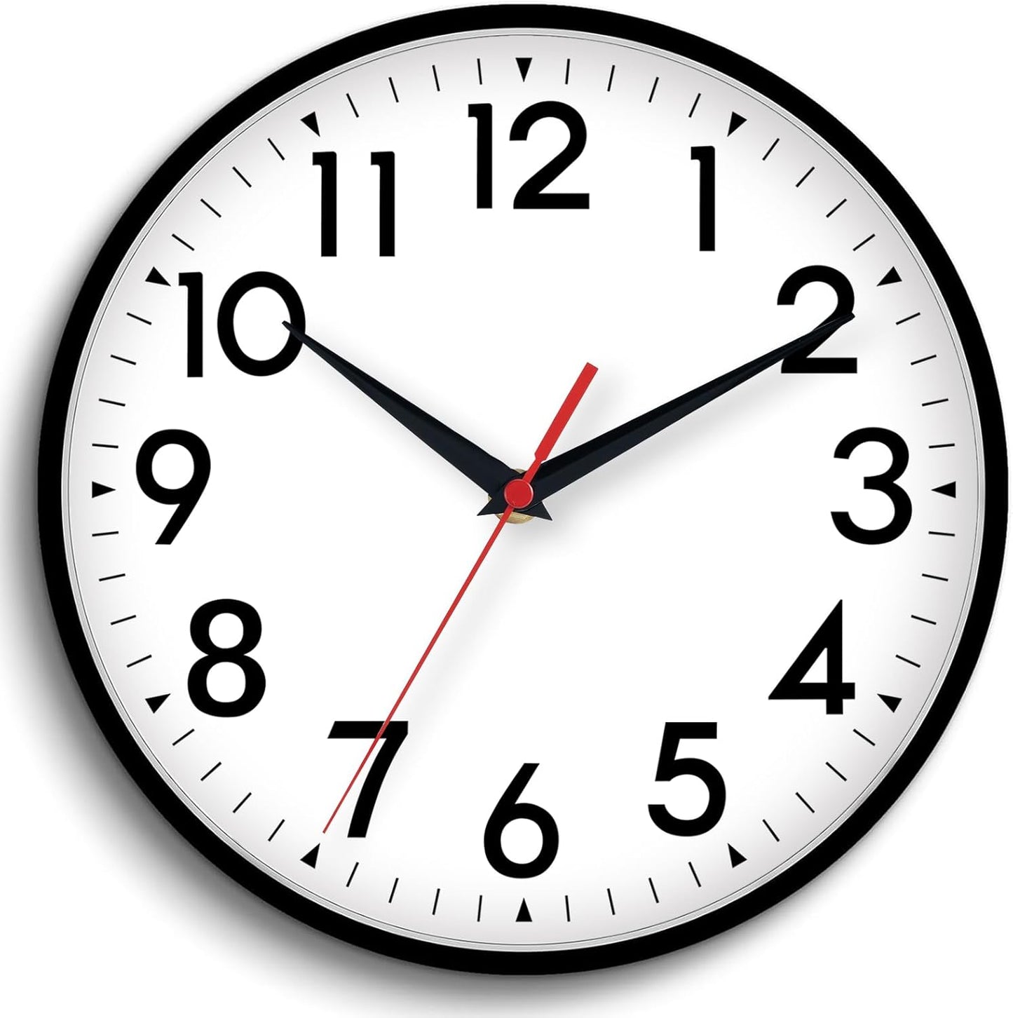 16 Inch Wall Clock - Large Silent Non-Ticking Analog Clock