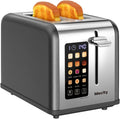 Mecity 2 Slice Touch Screen Toaster - Smart Stainless Steel Design