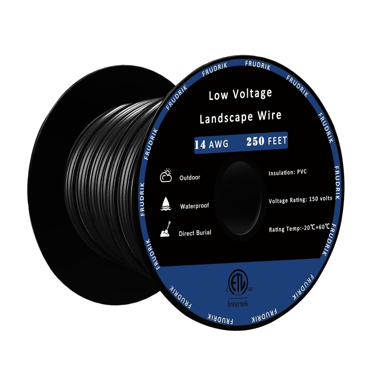 Low Voltage Landscape Lighting Wire for Outdoor Use, 250ft