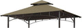 High Performance Grill Gazebo Canopy Replacement 5x8 Cocoa - Durable
