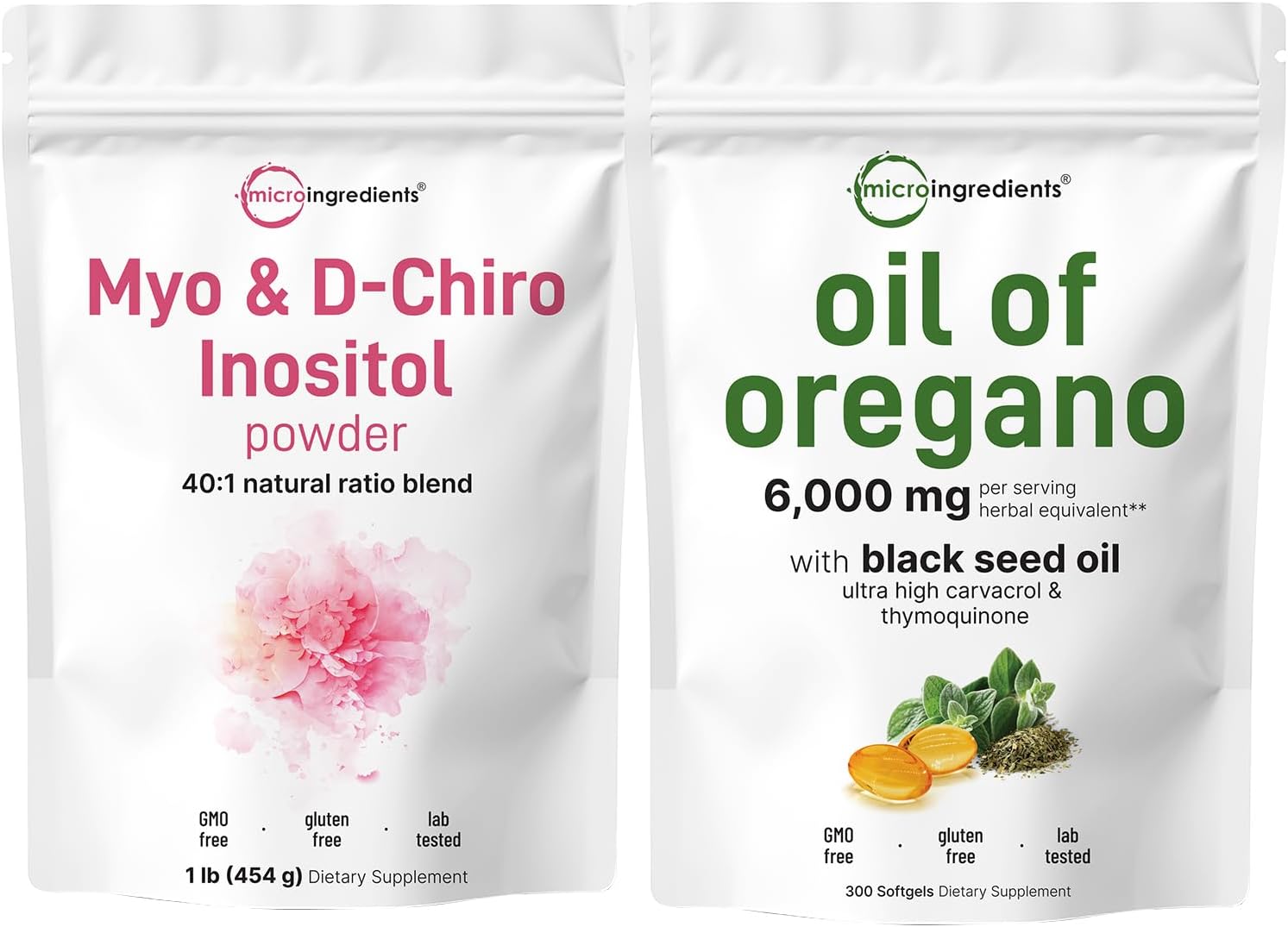 Powerful Women's Bundle: Oil of Oregano & Inositol