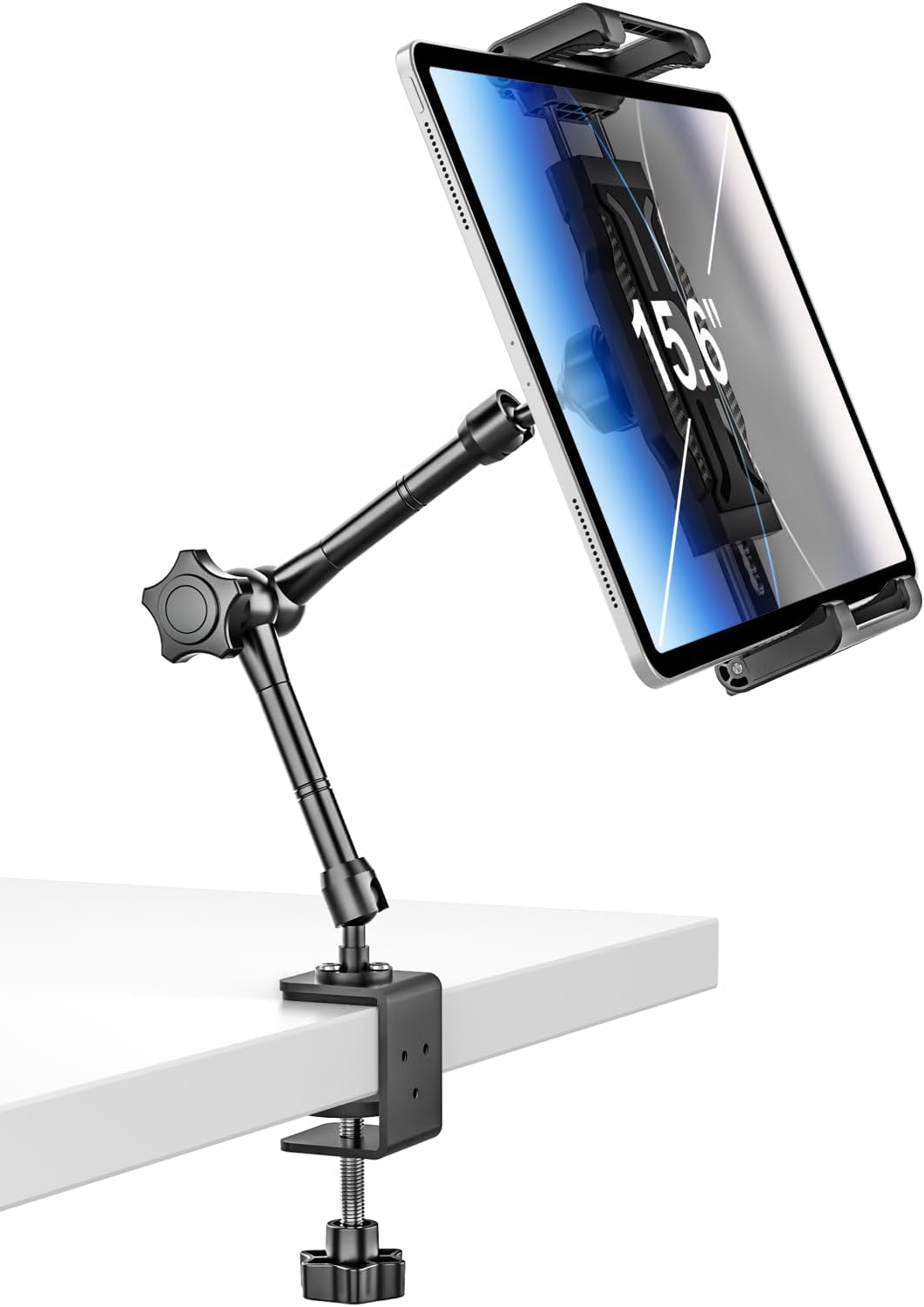 Aluminum Tablet Stand Holder for Desk Mount - Portable Clip