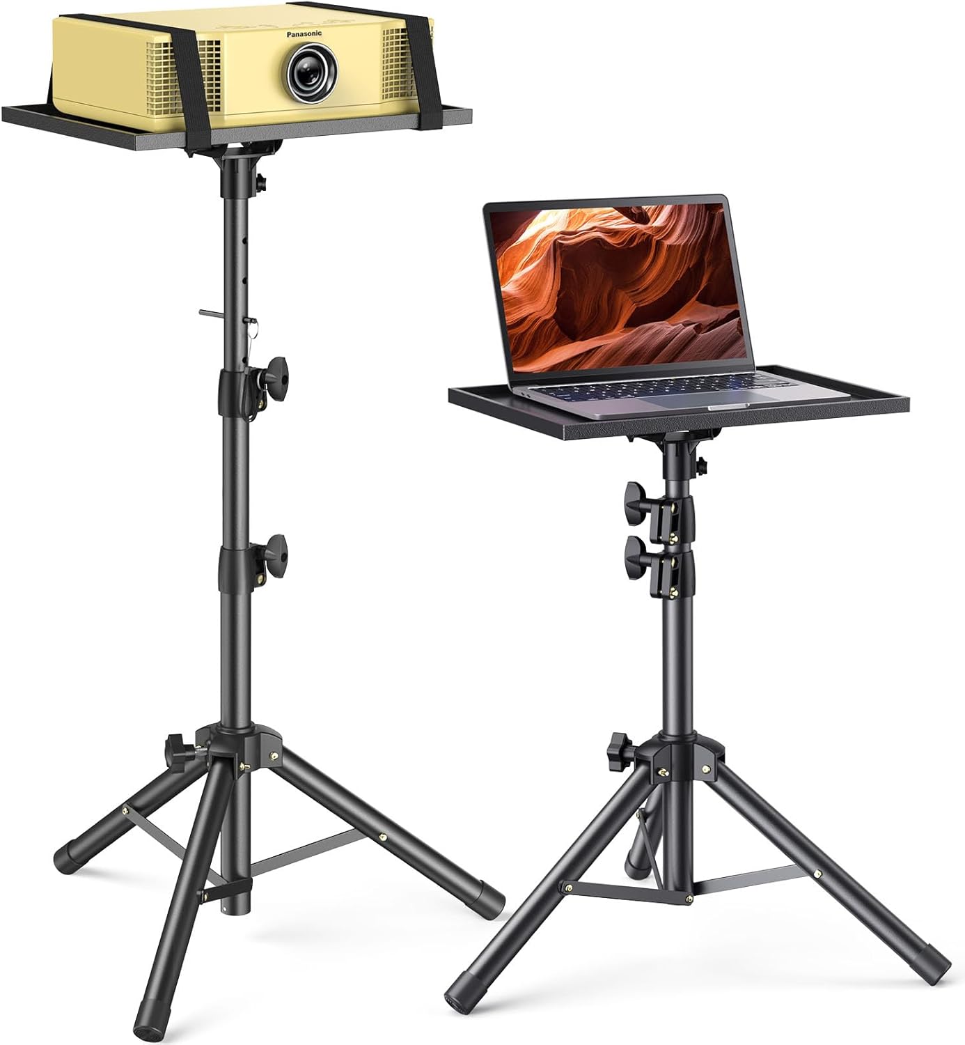 Portable Laptop & Projector Stand | Height Adjustable | AMADA HOME