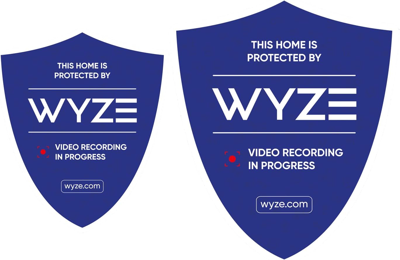 Wyze UV Waterproof Reflective Security Stickers - Ultimate Security Enhancement