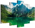 Acoustic Canvas Wall Art Nature Mountains 90x45 in - 5pcs Acoustic Set
