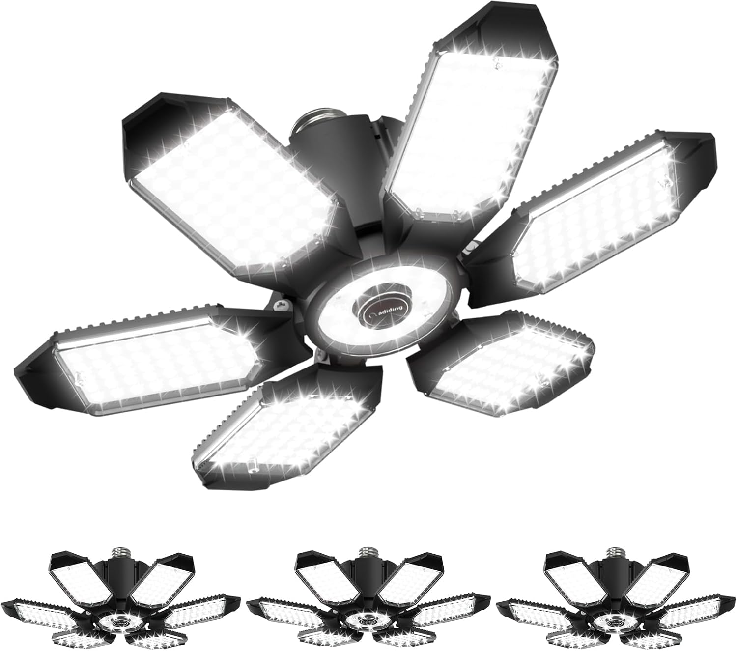 Adiding LED Garage Ceiling Light: Ultra-Bright 40000Lm Lighting