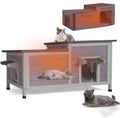 Insulated Cat House for Outside - Weatherproof Feral Shelter