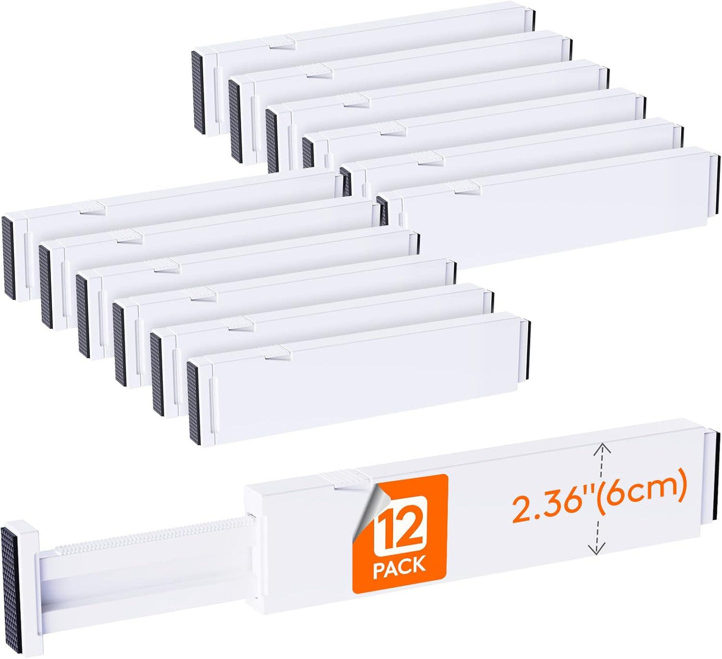 Lifewit Adjustable Drawer Dividers for Kitchen and Home Storage