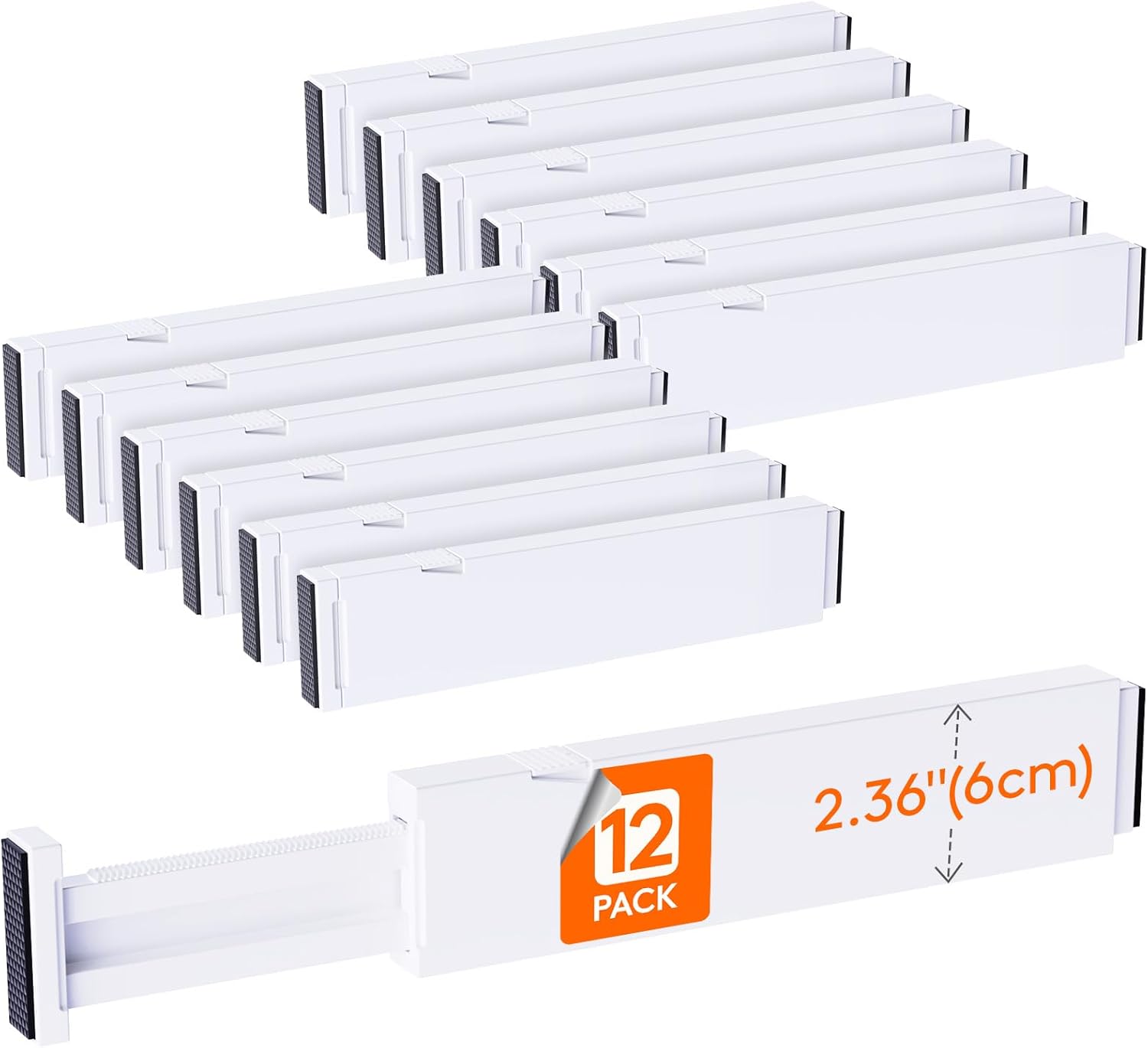 Lifewit Adjustable Drawer Dividers for Kitchen and Home Storage