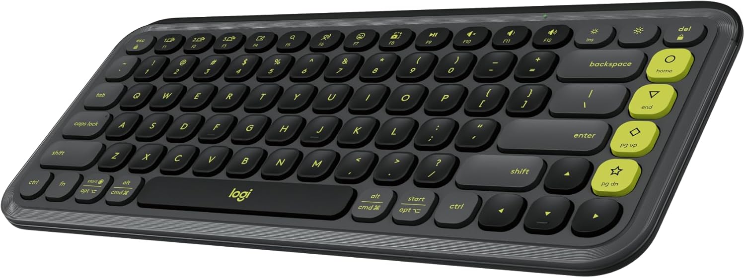 Logitech POP ICON KEYS Wireless Bluetooth Keyboard for Comfort